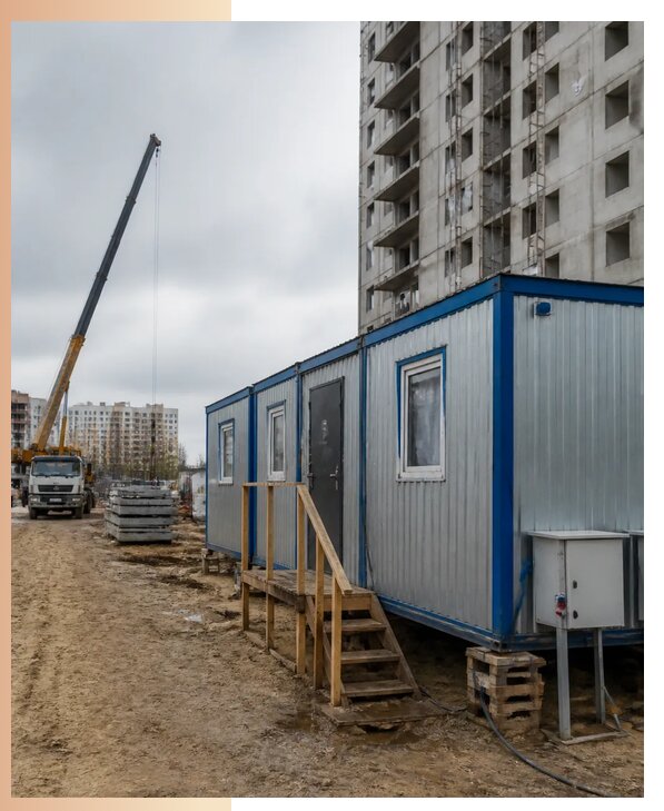 Аренда строительных вагончиков для рабочих в Салехарде